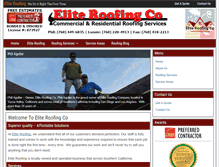 Tablet Screenshot of eliteroofing.co