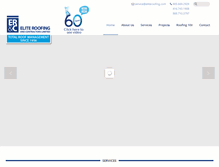 Tablet Screenshot of eliteroofing.com